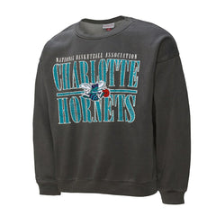 Mitchell & Ness - Charlotte Hornets NBA Downtown Collection Fleece Sweatshirt - Black