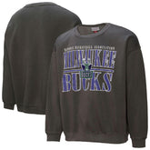 Mitchell & Ness - Milwaukee Bucks NBA Downtown Collection Fleece Sweatshirt - Black