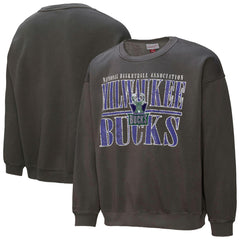 Mitchell & Ness - Milwaukee Bucks NBA Downtown Collection Fleece Sweatshirt - Black