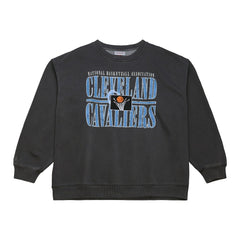 Mitchell & Ness - Cleveland Cavaliers NBA Downtown Collection Fleece Sweatshirt - Black