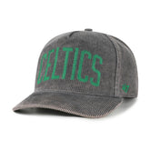 47 brand - Boston Celtics '47 Reclaim Snow Wash Corduroy Adjustable Hitch Hat - Charcoal