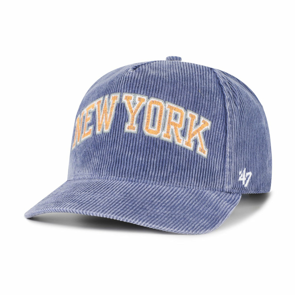 47 brand - New York Knicks '47 Reclaim Snow Wash Corduroy Adjustable Hitch Hat - Blue