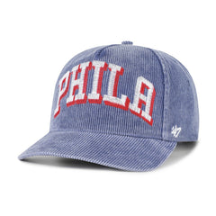 47 brand - Philadelphia 76ers '47 Reclaim Snow Wash Corduroy Adjustable Hitch Hat - Blue