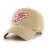 Detroit Red Wings - '47 Logo Clean Up Adjustable Hat Khaki