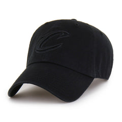 47 brand - Cleveland Cavaliers '47 Black on Black Clean Up Adjustable Hat