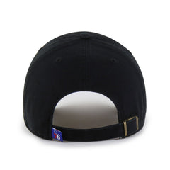 47 brand - Philadelphia 76ers '47 Black on Black Clean Up Adjustable Hat