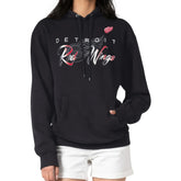 Detroit Red Wings - G-III 4Her by Carl Banks Shadow Logo Fleece Pullover Hoodie Black