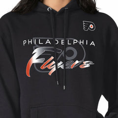 Philadelphia Flyers - G-III 4Her by Carl Banks Shadow Logo Fleece Pullover Hoodie Black
