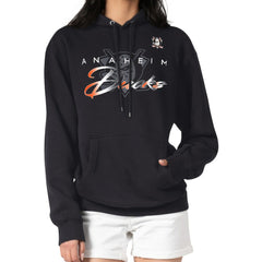 Anaheim Ducks - G-III 4Her by Carl Banks Shadow Logo Fleece Pullover Hoodie Black