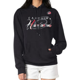 Carolina Hurricanes - G-III 4Her by Carl Banks Shadow Logo Fleece Pullover Hoodie Black