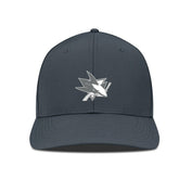 San Jose Sharks - Levelwear Rise Slate & Snow Structured Flex Hat Charcoal