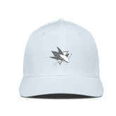 San Jose Sharks - Levelwear Rise Slate & Snow Structured Flex Hat White