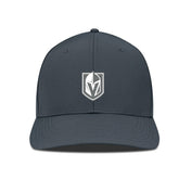 Vegas Golden Knights Levelwear Rise Slate & Snow Structured Flex Hat Charcoal