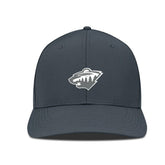 Minnesota Wild - Levelwear Rise Slate & Snow Structured Flex Hat Charcoal