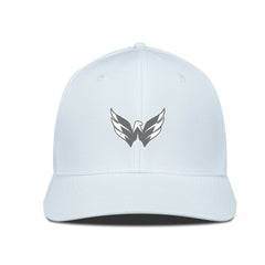 Washington Capitals Levelwear Rise Slate & Snow Structured Flex Hat White