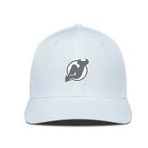 New Jersey Devils - Levelwear Rise Slate & Snow Structured Flex Hat White