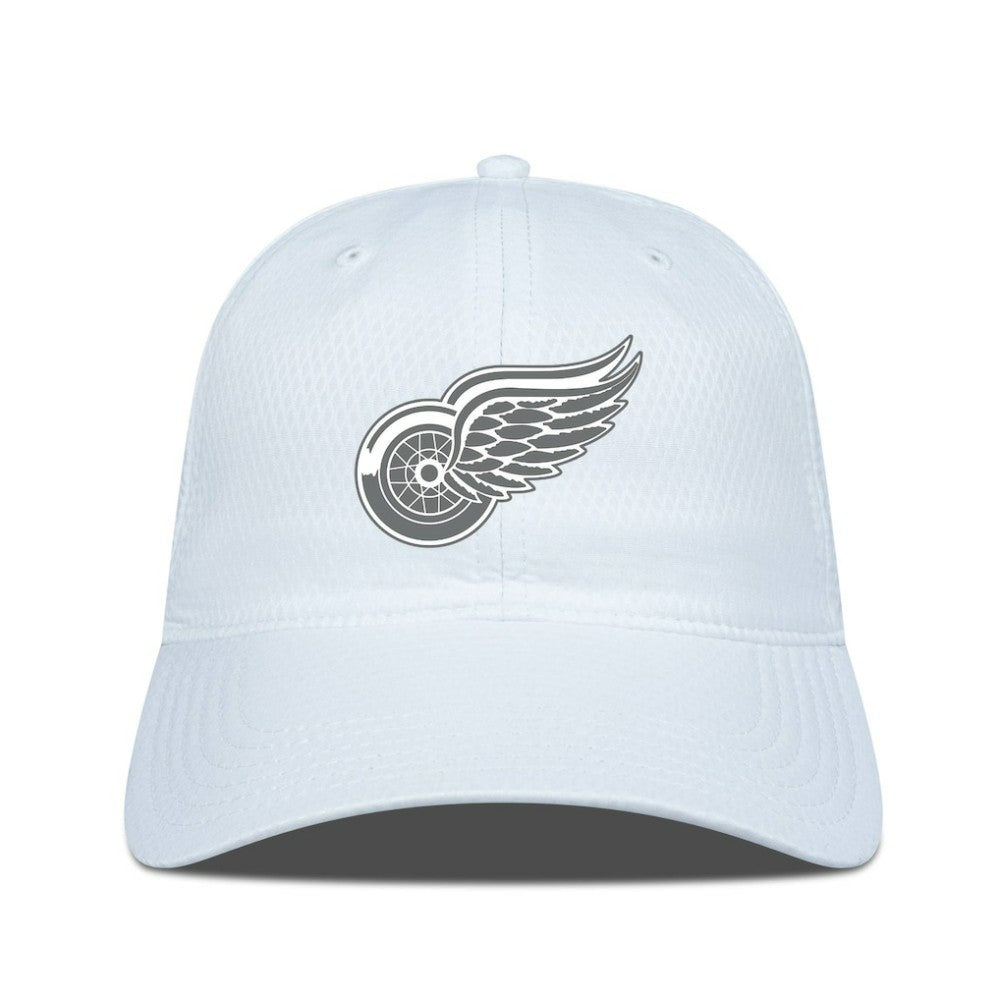 Detroit Red Wings - Levelwear Matrix Slate & Snow Unstructured Adjustable Hat White