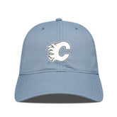 Calgary Flames - Levelwear Matrix Slate & Snow Unstructured Adjustable Hat Blue