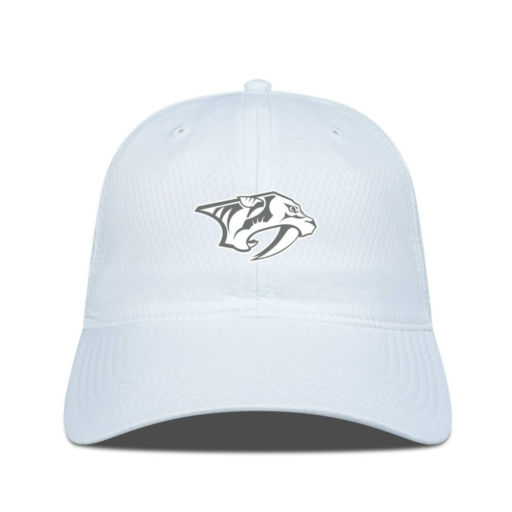 Nashville Predators - Levelwear Matrix Slate & Snow Unstructured Adjustable Hat White