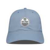 Edmonton Oilers - Levelwear Matrix Slate & Snow Unstructured Adjustable Hat Blue