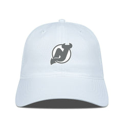 New Jersey Devils - Levelwear Matrix Slate & Snow Unstructured Adjustable Hat White