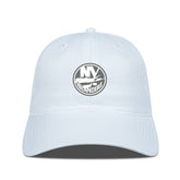 New York Islanders - Levelwear Matrix Slate & Snow Unstructured Adjustable Hat White