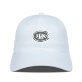 Montreal Canadiens - Levelwear Matrix Slate & Snow Unstructured Adjustable Hat White