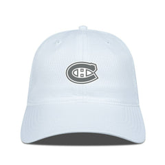 Montreal Canadiens - Levelwear Matrix Slate & Snow Unstructured Adjustable Hat White