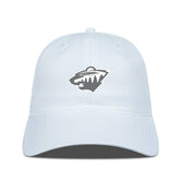 Minnesota Wild - Levelwear Matrix Slate & Snow Unstructured Adjustable Hat White