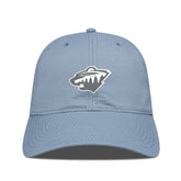 Minnesota Wild - Levelwear Matrix Slate & Snow Unstructured Adjustable Hat Blue
