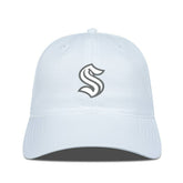 Seattle Kraken Levelwear Matrix Slate & Snow Unstructured Adjustable Hat White