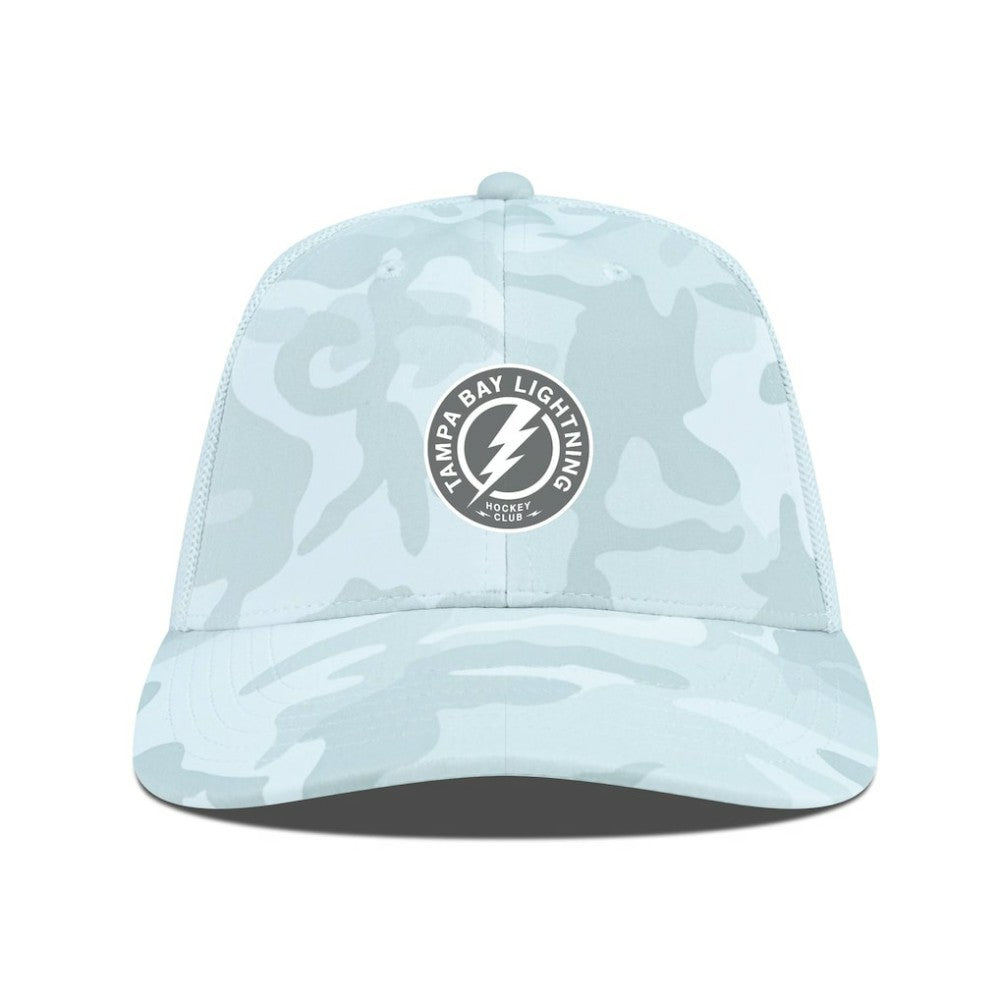 Tampa Bay Lightning - Levelwear Clash Slate & Snow Meshback Flex Hat Camo
