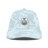 Edmonton Oilers - Levelwear Clash Slate & Snow Meshback Flex Hat Camo