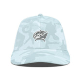 Columbus Blue Jackets - Levelwear Clash Slate & Snow Meshback Flex Hat Camo