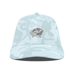 Columbus Blue Jackets - Levelwear Clash Slate & Snow Meshback Flex Hat Camo