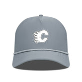 Calgary Flames - Levelwear Gordon Slate & Snow Rope Adjustable Hat Gray