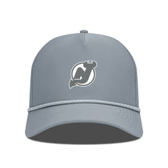 New Jersey Devils - Levelwear Gordon Slate & Snow Rope Adjustable Hat Gray