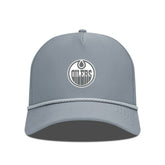 Edmonton Oilers - Levelwear Gordon Slate & Snow Rope Adjustable Hat Gray