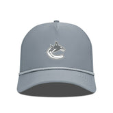 Vancouver Canucks - Levelwear Gordon Slate & Snow Rope Adjustable Hat Gray