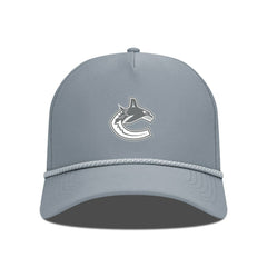 Vancouver Canucks - Levelwear Gordon Slate & Snow Rope Adjustable Hat Gray