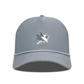 San Jose Sharks - Levelwear Gordon Slate & Snow Rope Adjustable Hat Gray