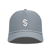 Seattle Kraken Levelwear Gordon Slate & Snow Rope Adjustable Hat Gray