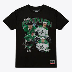 Mikko Rantanen Dallas Stars - Mitchell & Ness Player Collage T-Shirt Black
