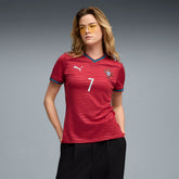 Puma Cristiano Ronaldo Portugal National Team Women's 2026 Home Replica Jerseys - Red