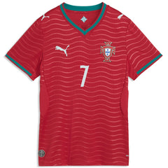 Puma Cristiano Ronaldo Portugal National Team Women's 2026 Home Replica Jerseys - Red