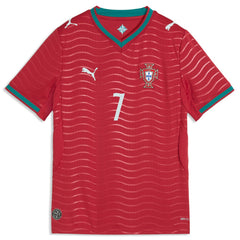 Puma Cristiano Ronaldo Portugal National Team Youth 2026 Home Replica Jerseys - Red