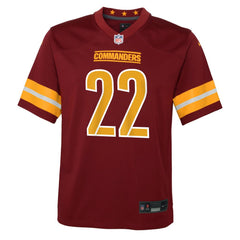 Jacory Croskey-Merritt Washington Commanders Youth Team Game Jersey Burgundy - Nike
