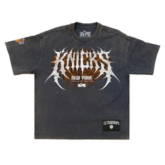 NBA - New York Knicks Shock Wave Collection Premium T-Shirt - Gray