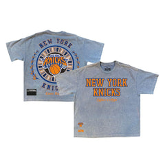 NBA - New York Knicks Culture Worldwide Collection Premium T-Shirt - Powder Blue