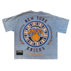 NBA - New York Knicks Culture Worldwide Collection Premium T-Shirt - Powder Blue